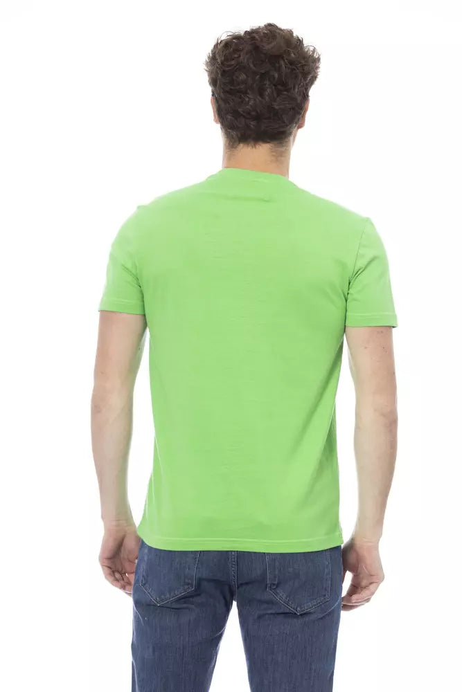Baldinini Trend Green Cotton T-Shirt