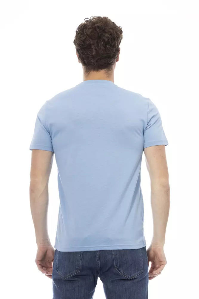 Baldinini Trend Light-blue Cotton T-Shirt