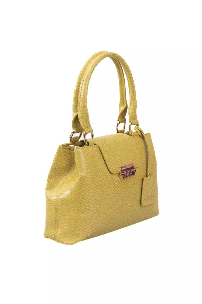 Baldinini Trend Yellow Polyuretane Crossbody Bag