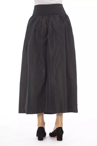 Alpha studio Brown Polyester Skirt