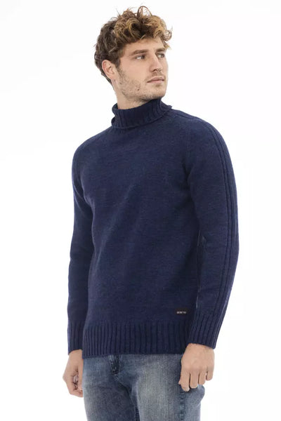 Distretto12 Blue Acrylic Sweater