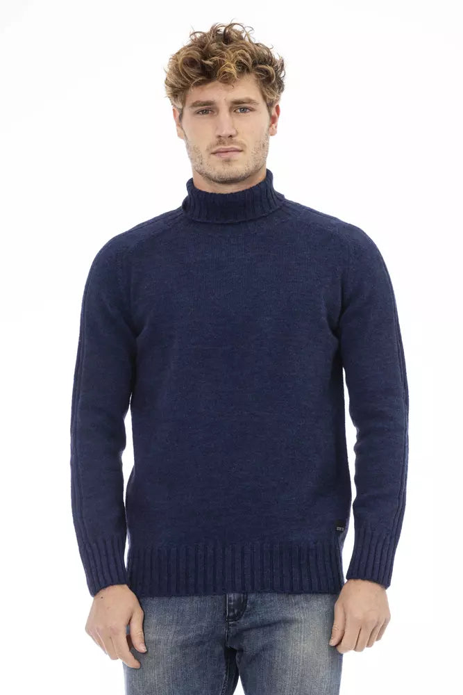 Distretto12 Blue Acrylic Sweater