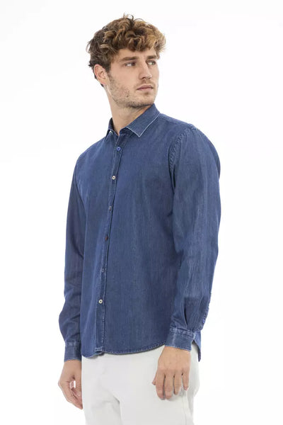 Distretto12 Blue Cotton Shirt