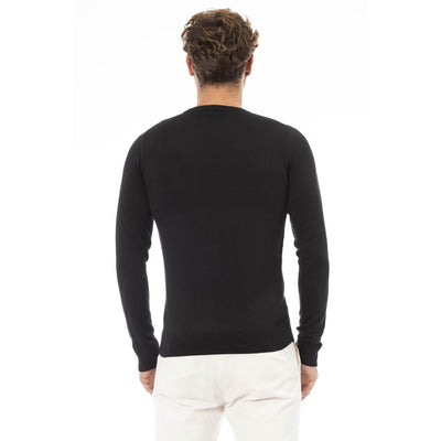 Baldinini Trend Black Modal Sweater