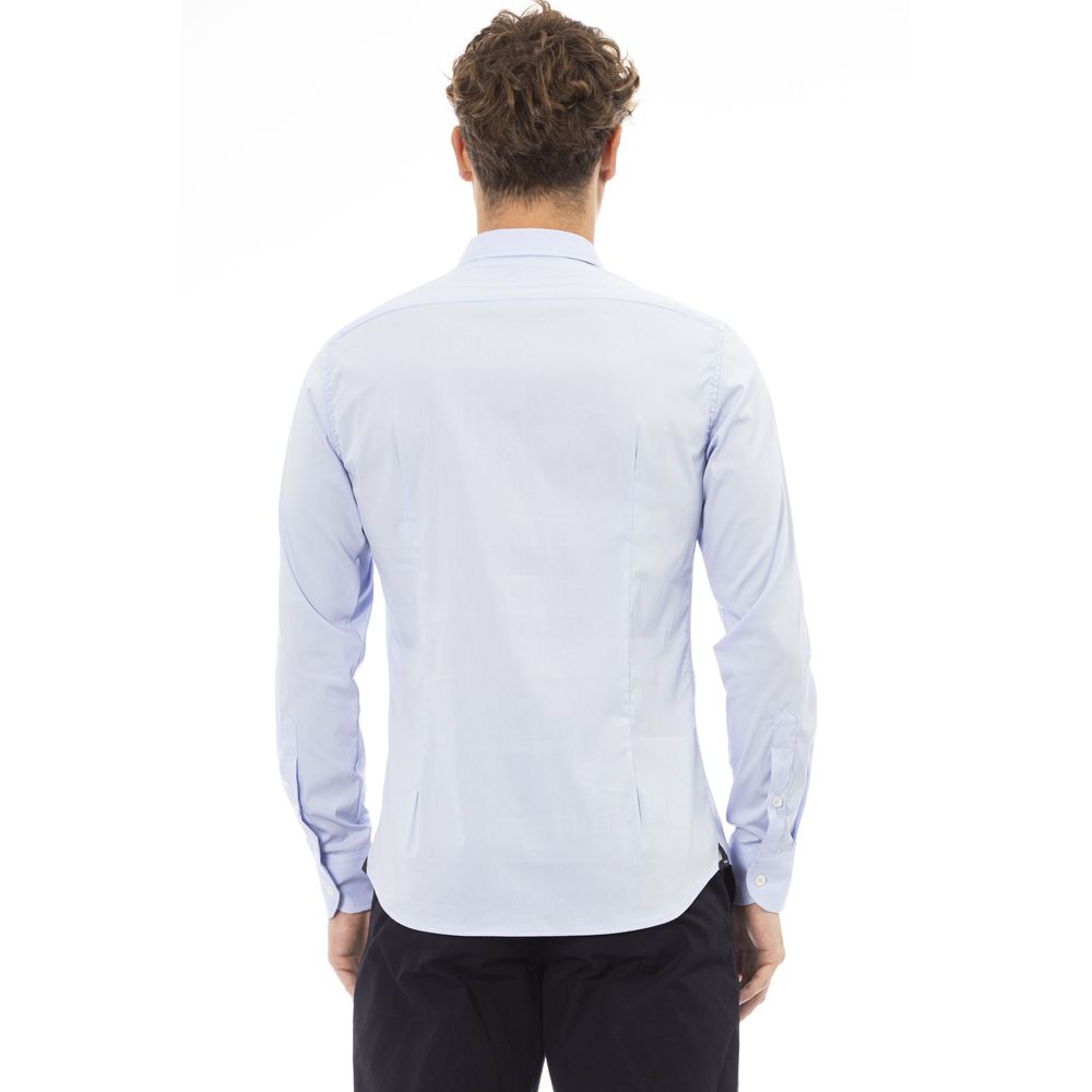 Baldinini Trend Light Blue Cotton Shirt