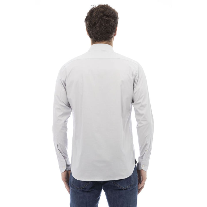 Baldinini Trend Gray Cotton Shirt