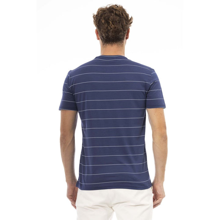 Baldinini Trend Blue Cotton T-Shirt