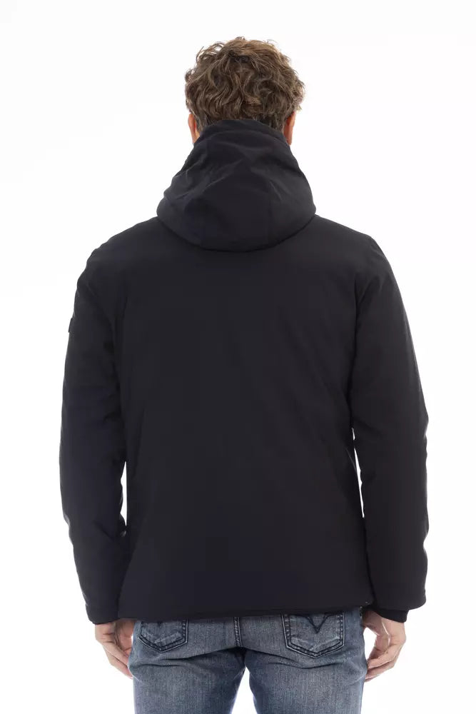 Baldinini Trend Black Polyester Jacket