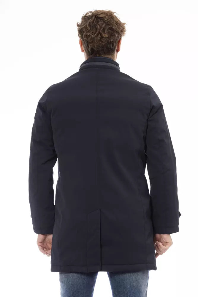 Baldinini Trend Blue Polyester Jacket