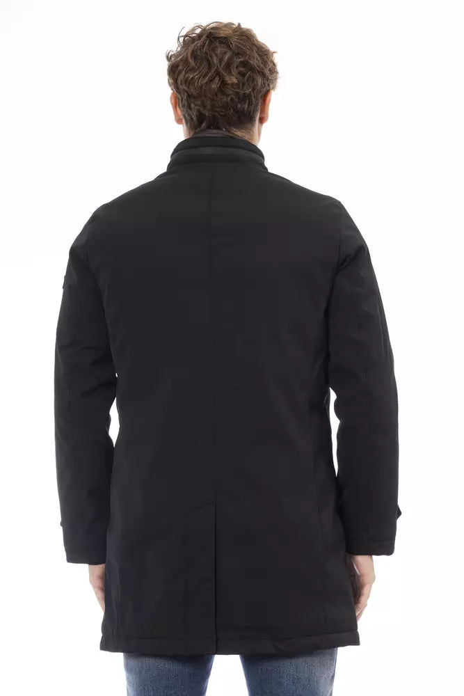 Baldinini Trend Black Polyester Jacket