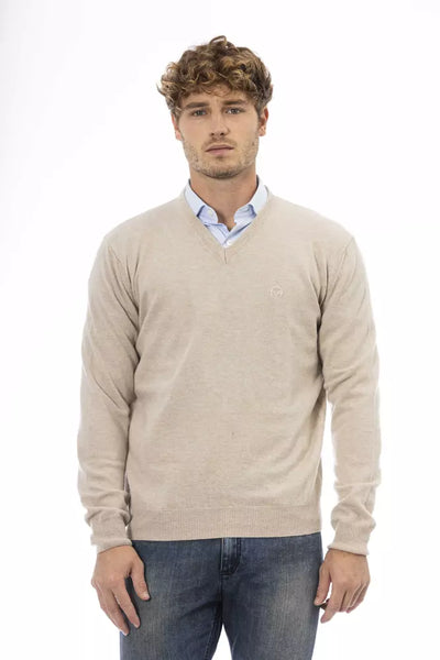 Sergio Tacchini Beige Wool Sweater
