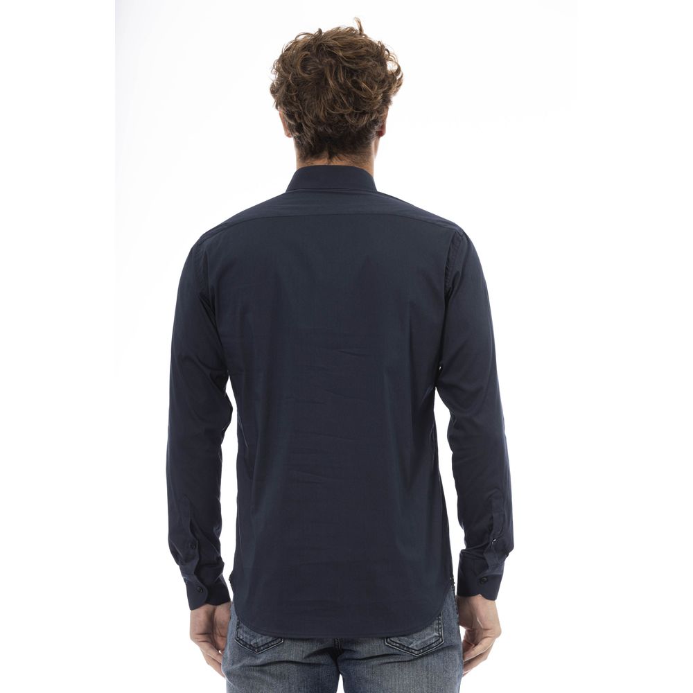 Baldinini Trend Blue Cotton Shirt