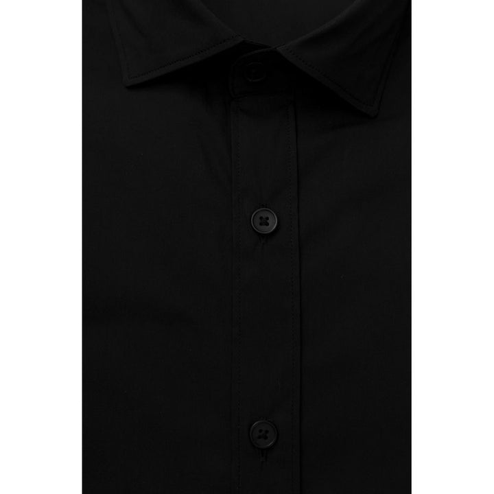 Bagutta Black Cotton Shirt