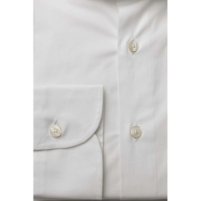 Bagutta White Cotton Shirt
