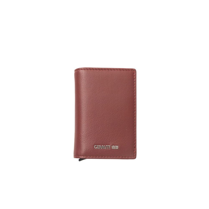 Cerruti 1881 Red CALF Leather Wallet