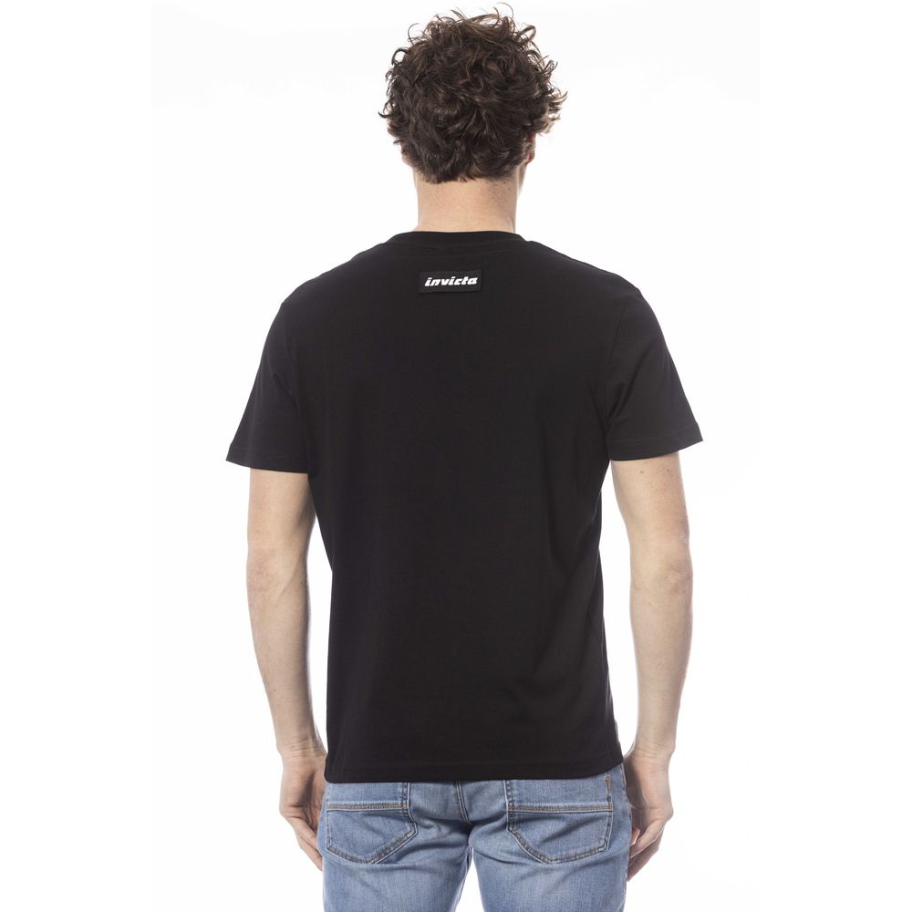 Invicta Black Cotton T-Shirt
