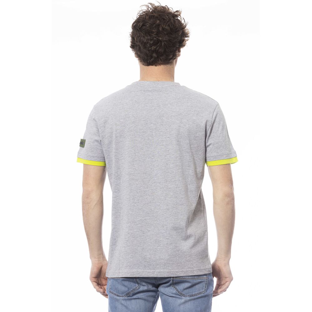 Invicta Gray Cotton T-Shirt