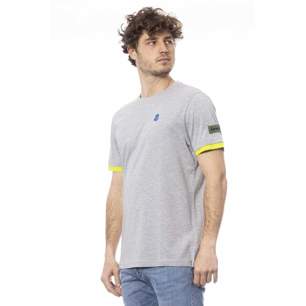 Invicta Gray Cotton T-Shirt