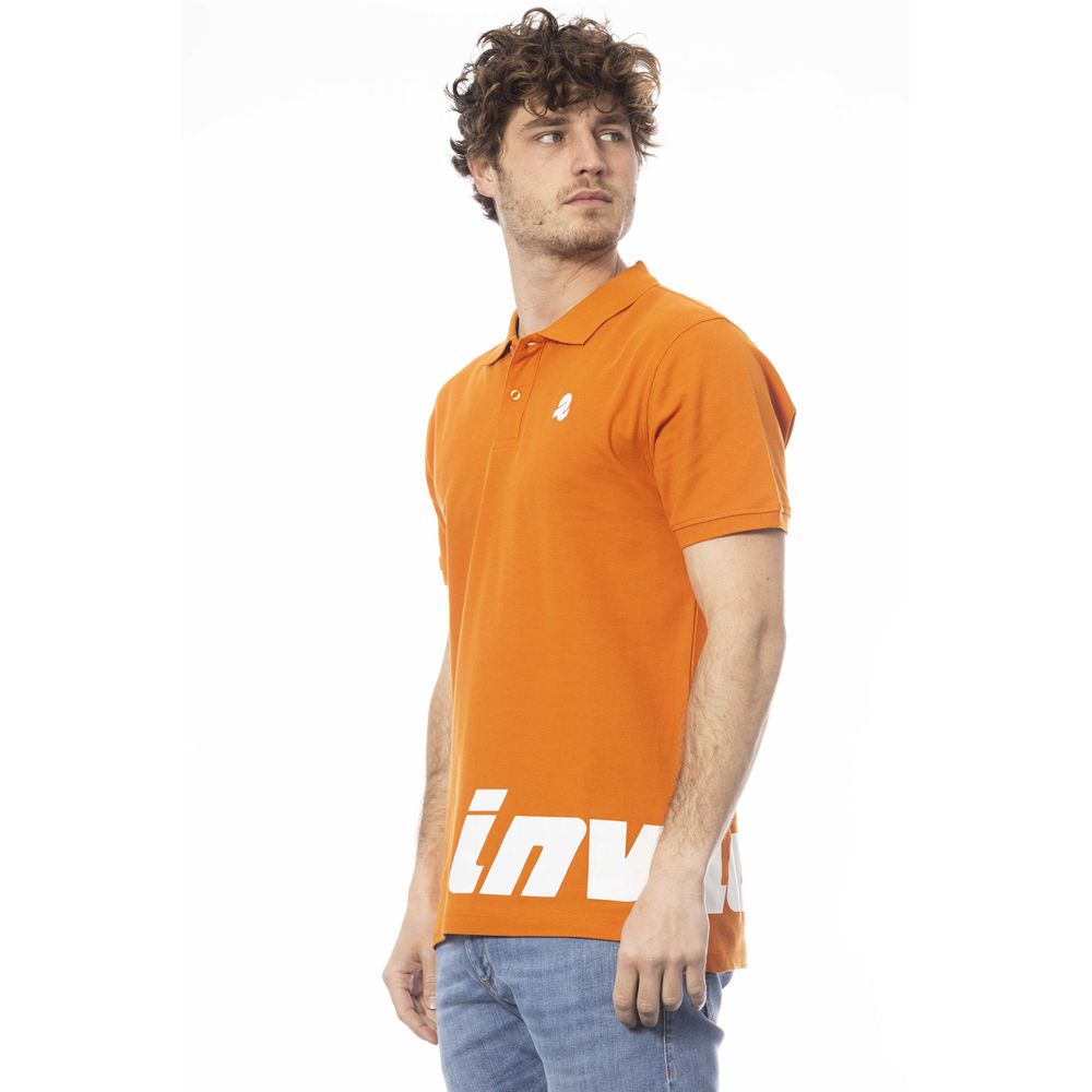 Invicta Orange Cotton Polo Shirt