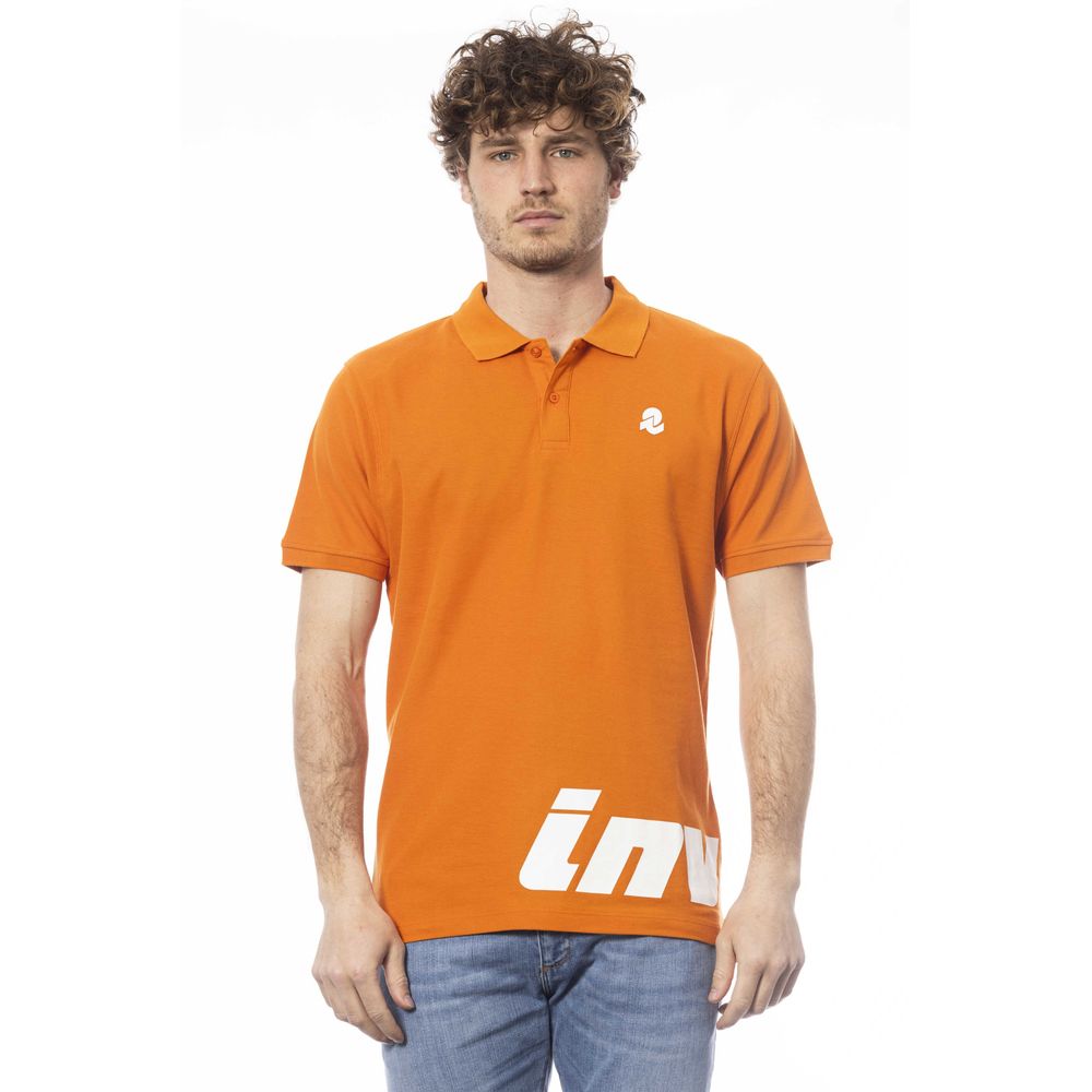 Invicta Orange Cotton Polo Shirt