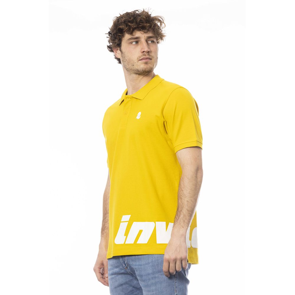 Invicta Yellow Cotton Polo Shirt