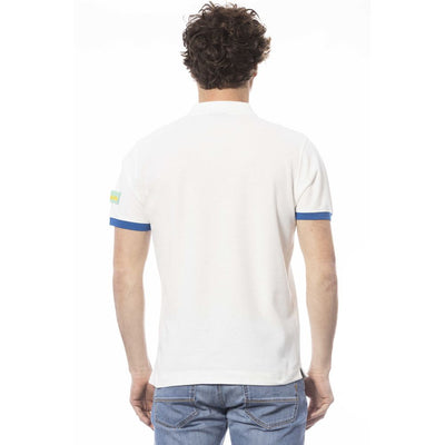 Invicta White Cotton Polo Shirt