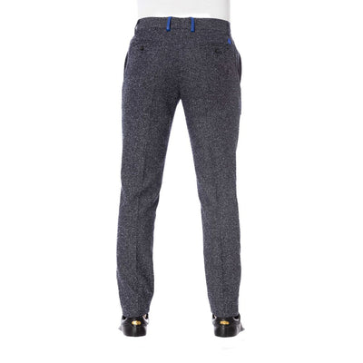 Trussardi Black Cotton Jeans & Pant