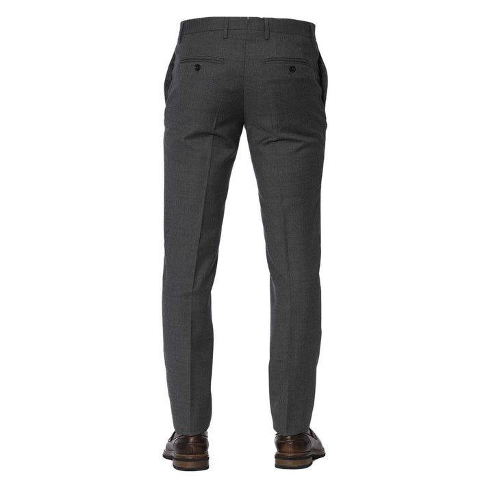 Trussardi Gray Polyester Jeans & Pant