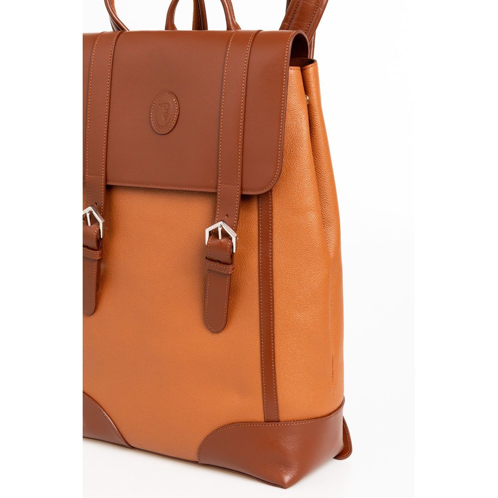 Trussardi Brown Leather Backpack