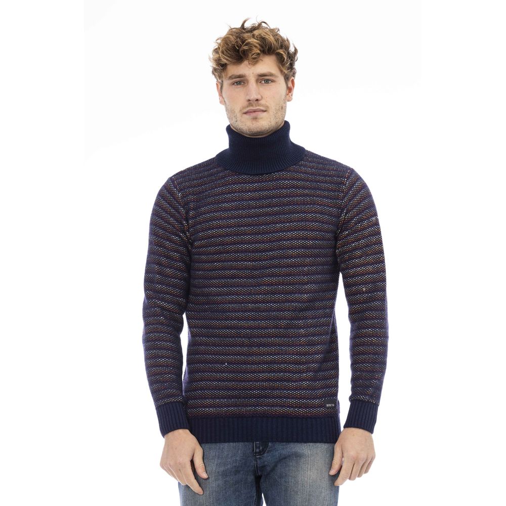 Distretto12 Blue Wool Sweater