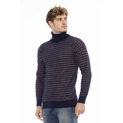 Distretto12 Blue Wool Sweater