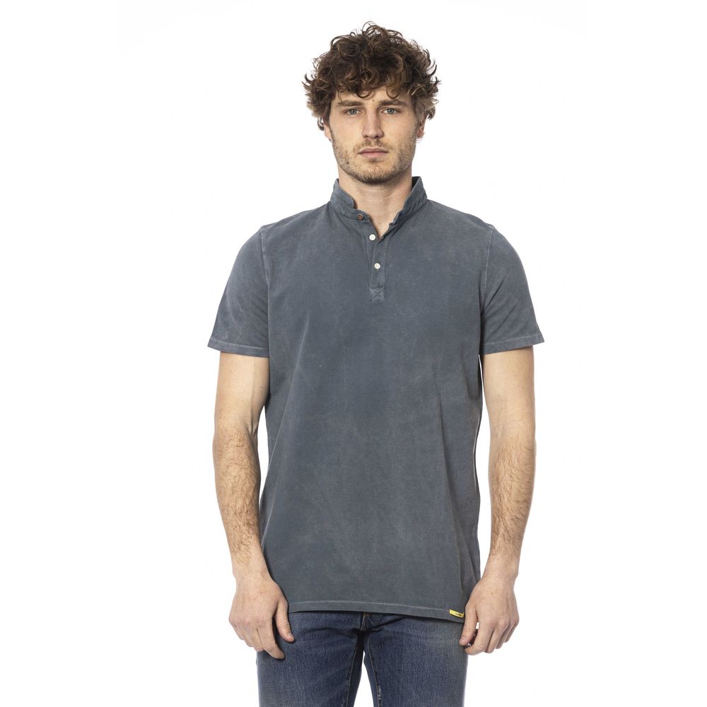 Distretto12 Gray Cotton T-Shirt