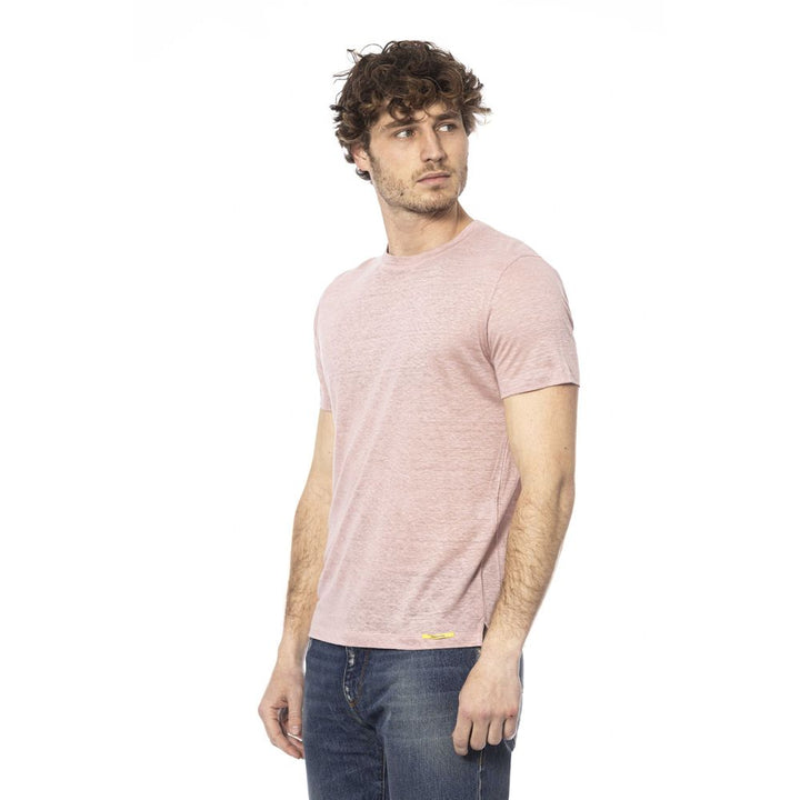 Distretto12 Pink Cotton T-Shirt