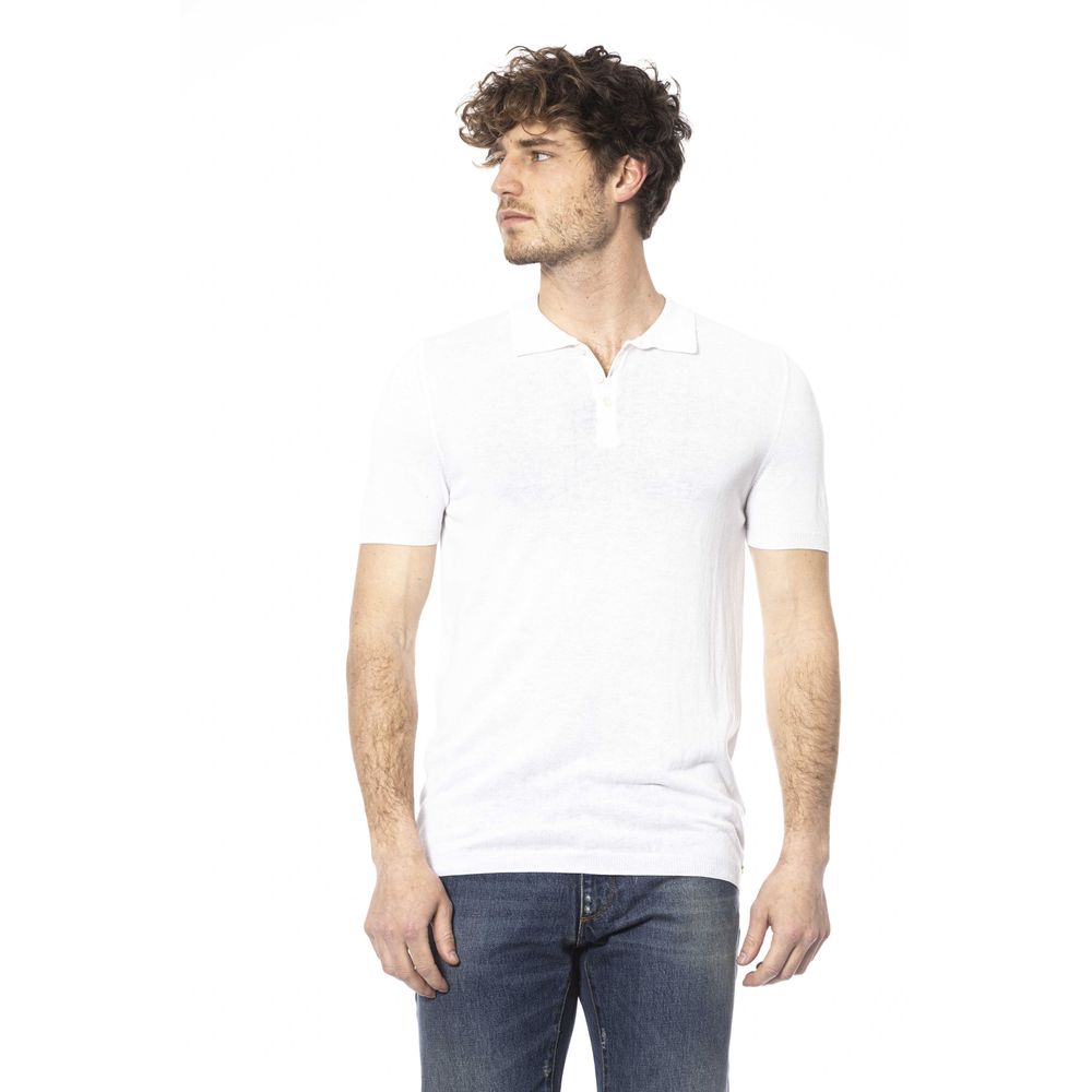 Distretto12 White Cotton Polo Shirt