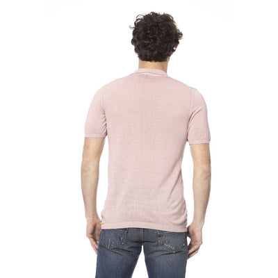 Distretto12 Pink Cotton Polo Shirt