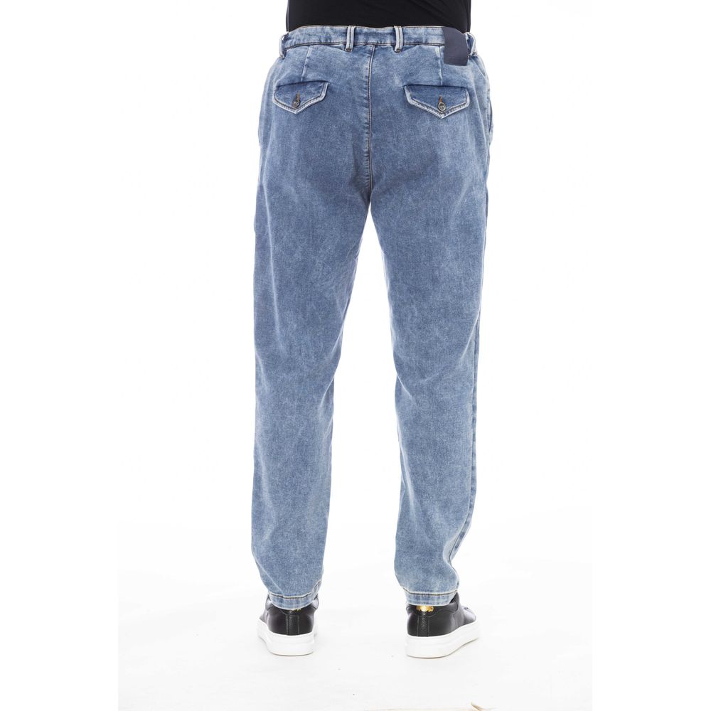 Distretto12 Blue Cotton Jeans & Pant