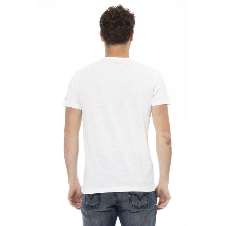 Trussardi Action White Cotton T-Shirt