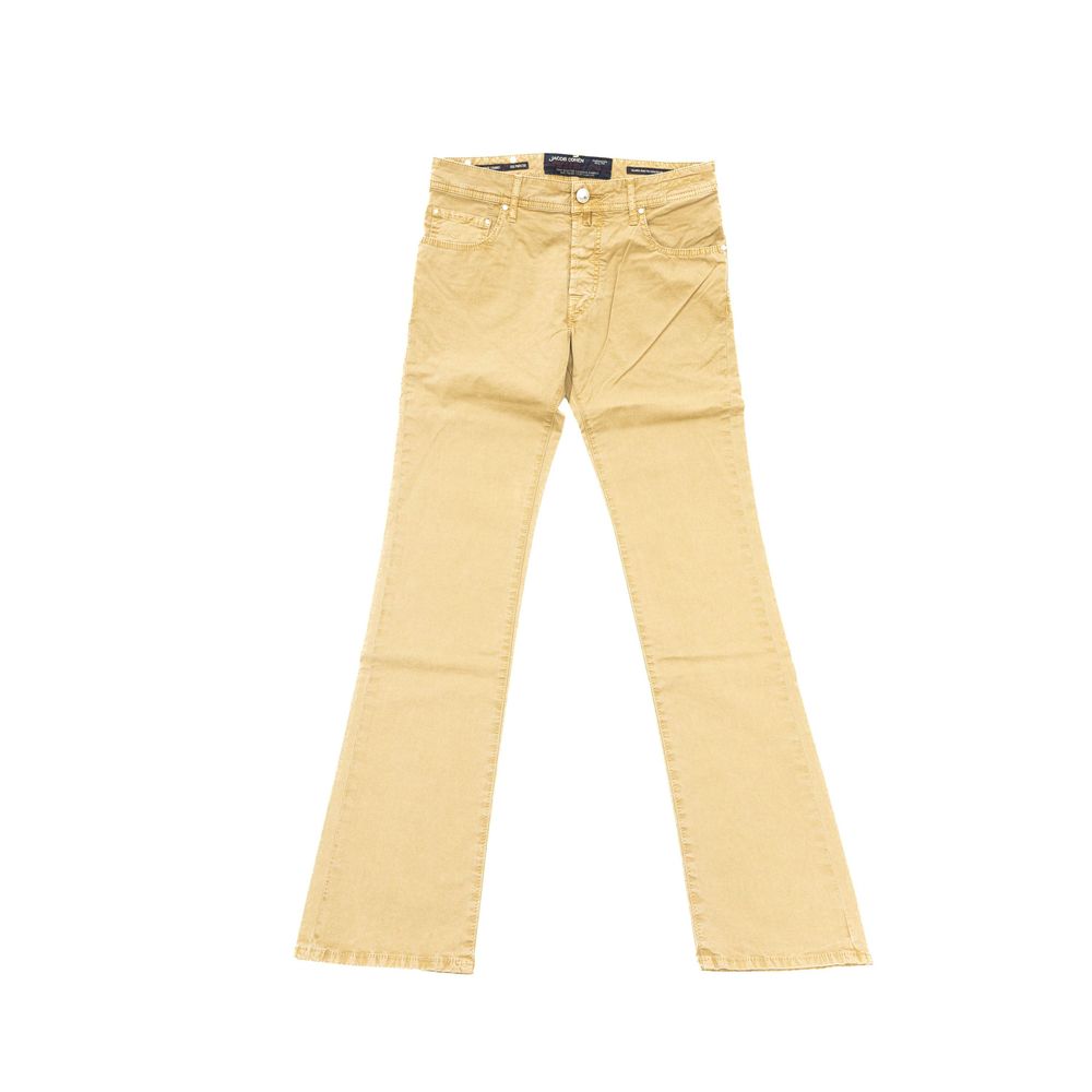 Jacob Cohen Beige Cotton Jeans & Pant