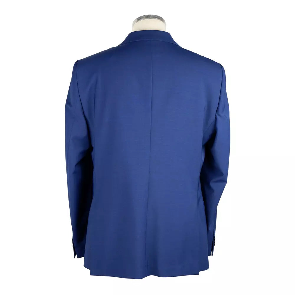 Emilio romanelli Blue Wool Suit
