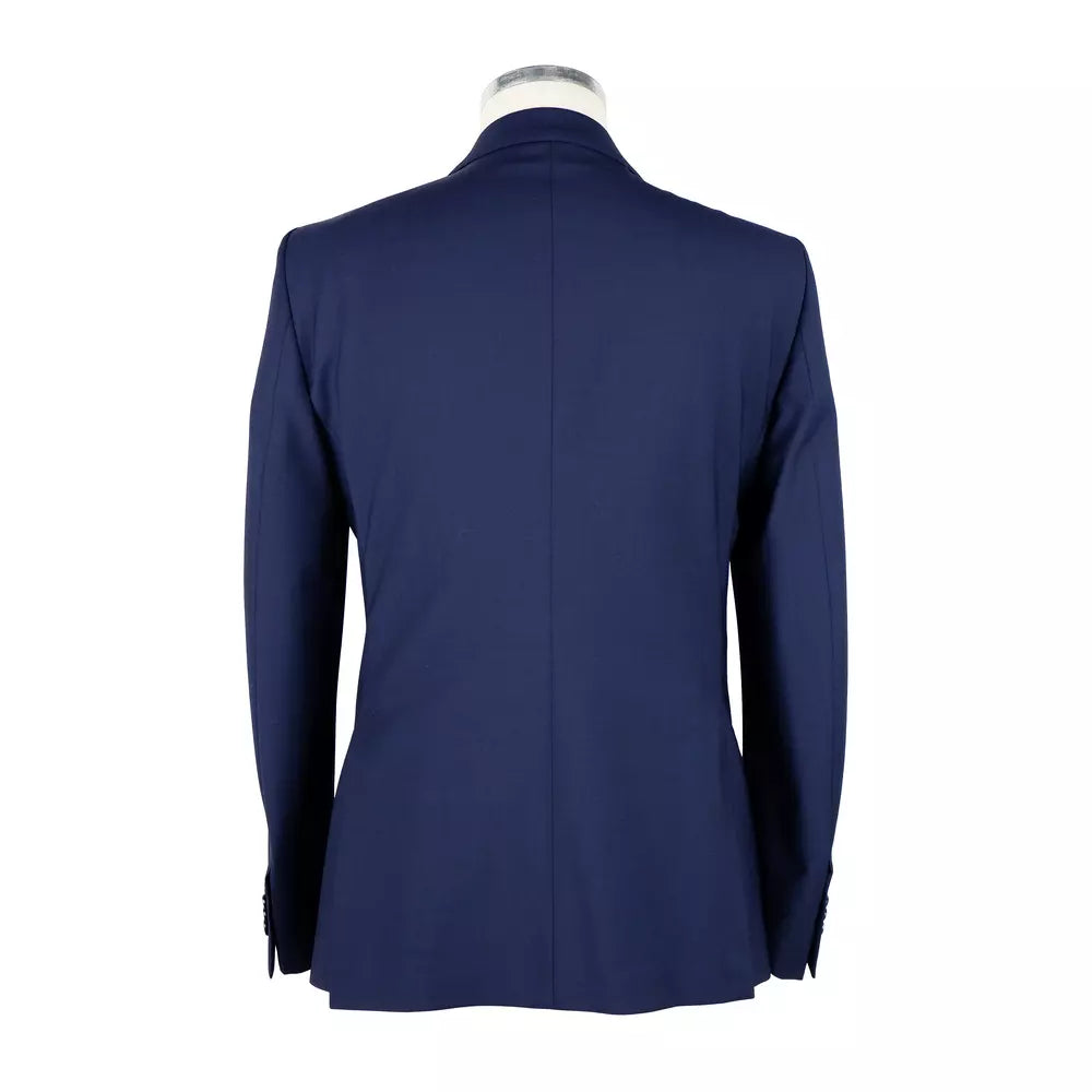 Emilio romanelli Blue Wool Suit