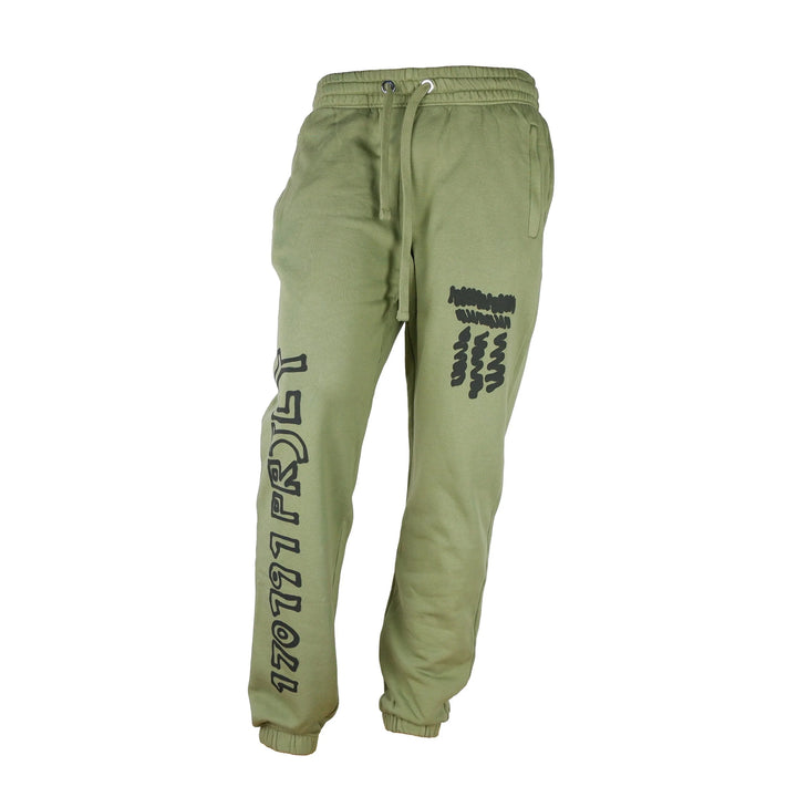 Diego Venturino Green Cotton Printed Trousers Pants #men, Diego Venturino, feed-agegroup-adult, feed-color-Green, feed-gender-male, Green, Jeans & Pants - Men - Clothing, L, M, Men - New Arrivals at SEYMAYKA