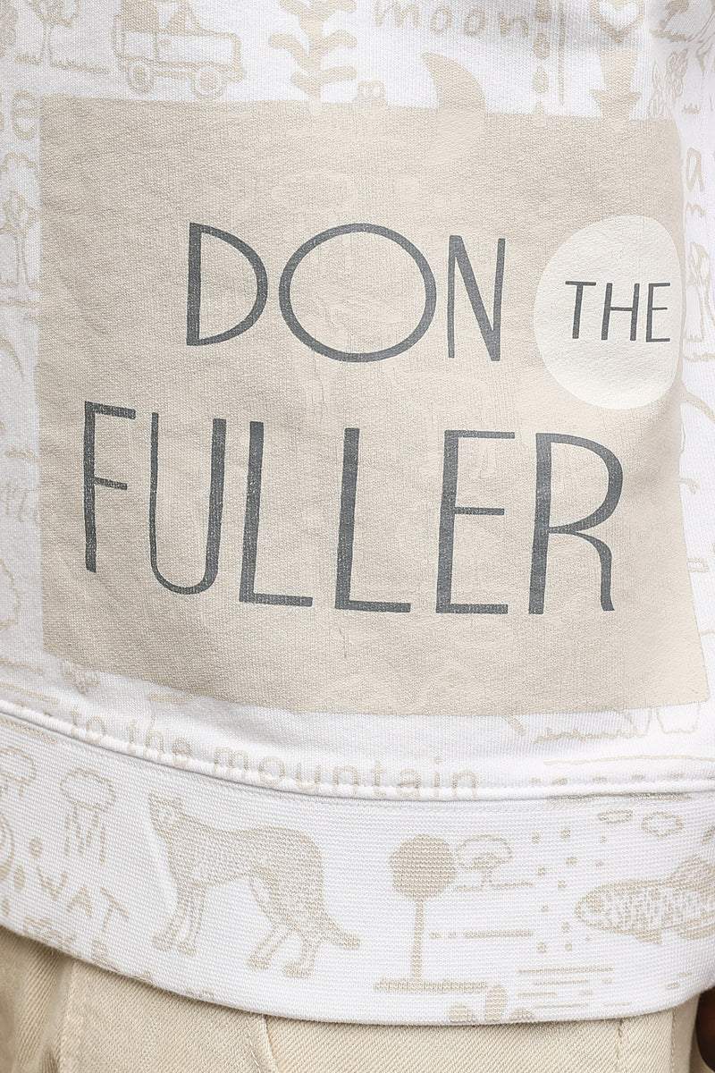 Don The Fuller White Cotton Sweater #men, Don The Fuller, feed-1, L, M, Sweaters - Men - Clothing, White, XL at SEYMAYKA