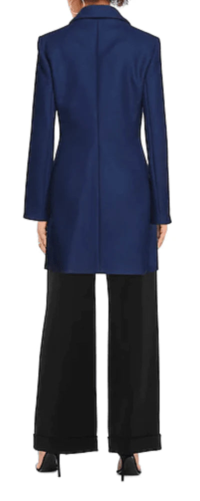 Love Moschino two pockets design with heart emboidery  Jackets & Coat Blue, feed-agegroup-adult, feed-color-Blue, feed-gender-female, IT40|S, IT42|M, IT44|L, IT46 | L, IT48 | XL, Jackets & Coats - Women - Clothing, Love Moschino at SEYMAYKA