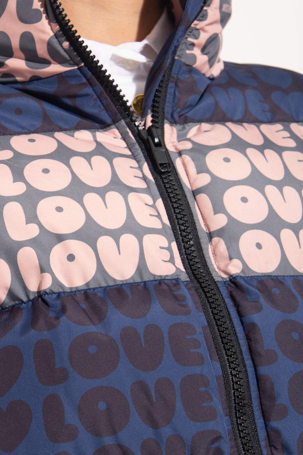 Love Moschino brand design zip closure   Jackets & Coat feed-agegroup-adult, feed-color-Multicolor, feed-gender-female, IT38|XS, IT40|S, IT42|M, IT44|L, IT46 | L, IT48 | XL, Jackets & Coats - Women - Clothing, Love Moschino, Multicolor at SEYMAYKA
