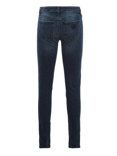 Love Moschino  high waist zip and button closure Jeans & Pant Blue, feed-agegroup-adult, feed-color-Blue, feed-gender-female, Jeans & Pants - Women - Clothing, Love Moschino, W26 | IT40, W27 | IT41, W28 | IT42, W29 | IT43, W30 | IT44 at SEYMAYKA
