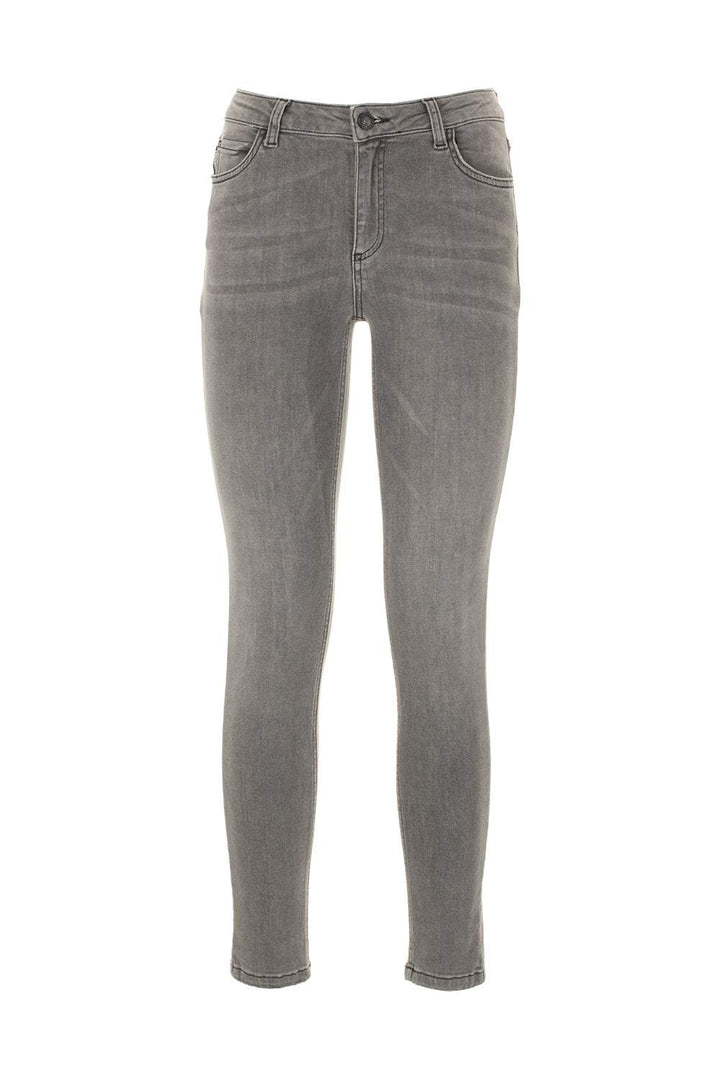 Imperfect Gray Cotton Jeans & Pant feed-1, Gray, Imperfect, Jeans & Pants - Women - Clothing, W27 | IT41, W31 | IT45 at SEYMAYKA