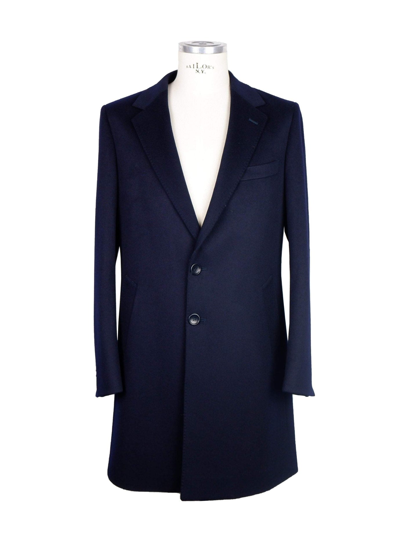 Made in Italy Blue Virgin Wool Jacket #men, Blue, feed-1, IT56 | 3XL, IT58 | 3XL, Jackets - Men - Clothing, Made in Italy at SEYMAYKA