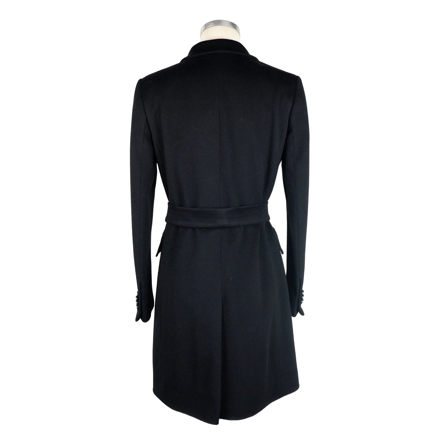 Made in Italy Black Wool Jackets & Coat Black, feed-1, IT40|S, IT46 | L, Jackets & Coats - Women - Clothing, Made in Italy at SEYMAYKA