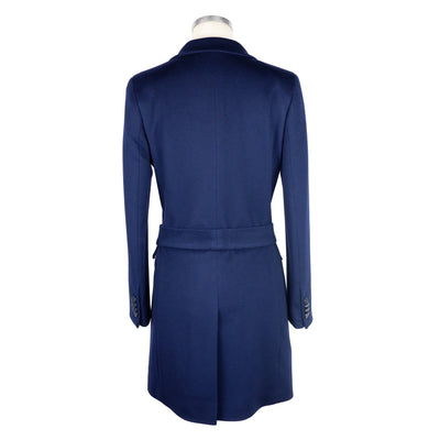 Made in Italy Blue Wool Jackets & Coat Blue, feed-1, IT46 | L, Jackets & Coats - Women - Clothing, Made in Italy at SEYMAYKA