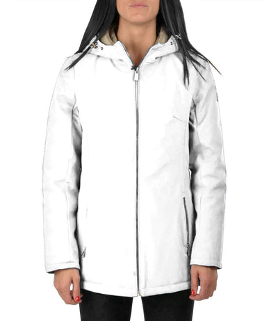 Yes Zee White Polyester Jackets & Coat feed-1, Jackets & Coats - Women - Clothing, L, S, White, XL, XS, XXL, Yes Zee at SEYMAYKA